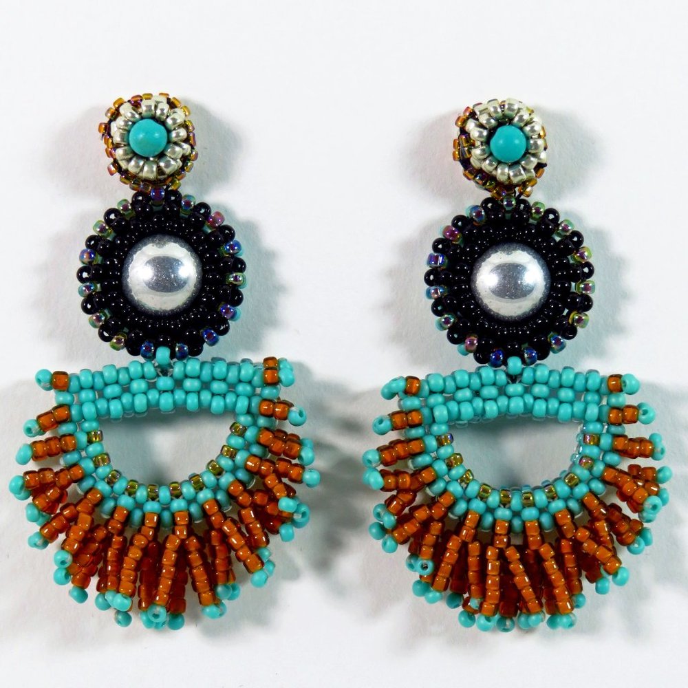 Southwestern fringe earrings